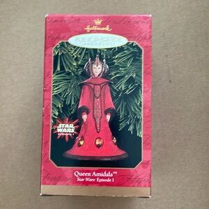 Hallmark Queen Amidala Star Wars episode 1 Keepsake ornament ©️1999